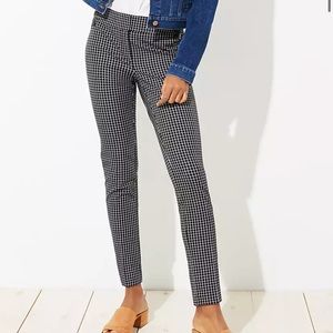 Loft Marisa Black & White Skinny Pant